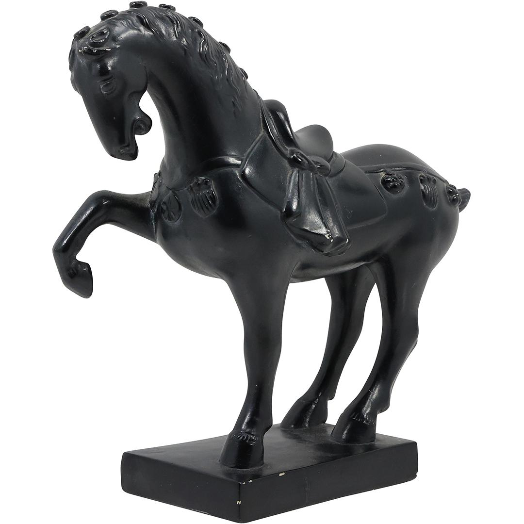 Alexander Backer , Prized Saddled Horse Figure Sculpture in Hard Chalk Composition (1 of 20)