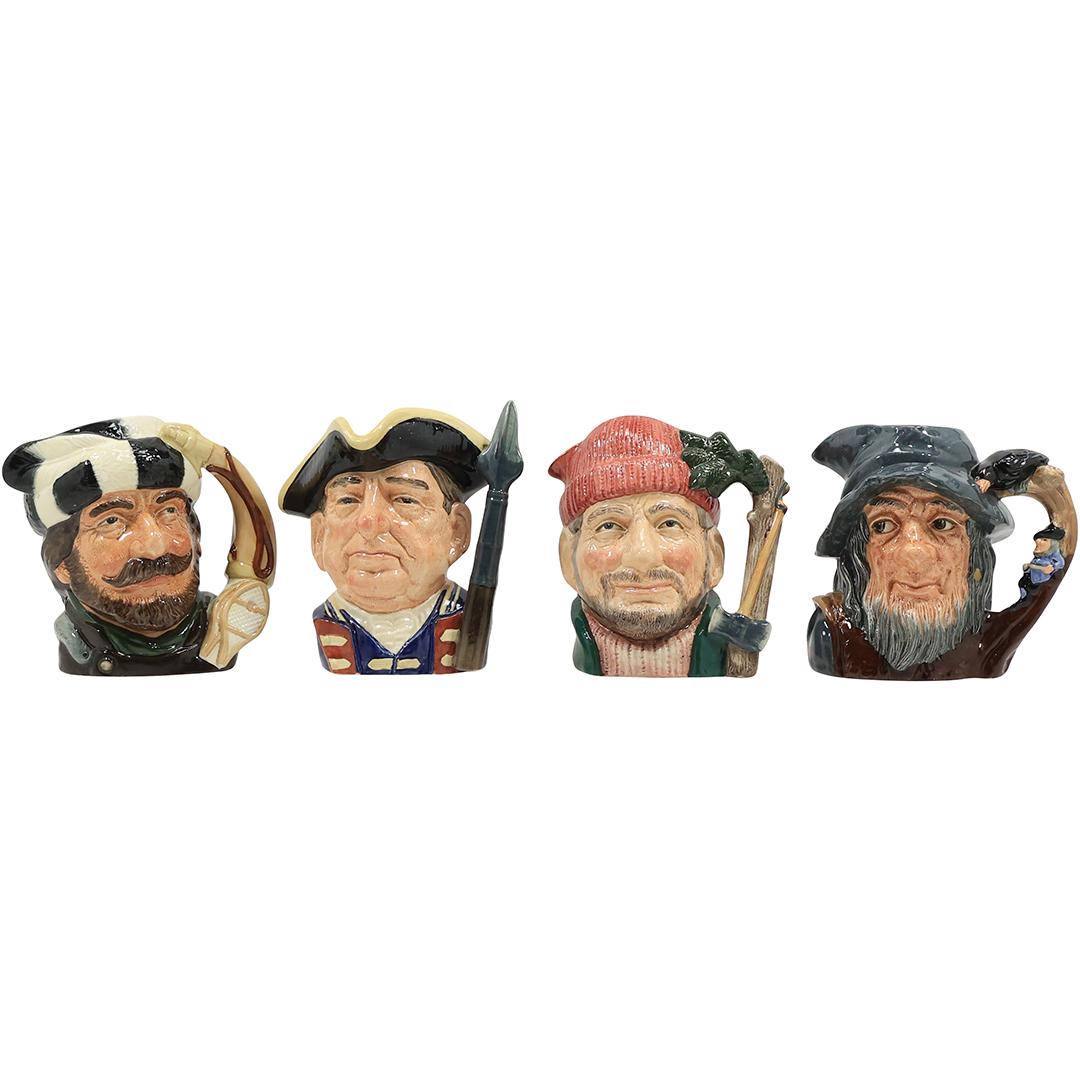 [4] ROYAL DOULTON Porcelain Assorted Character Head Toby Mugs 7 to 7.5 inches height (1 of 20)