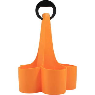 SULO Designer LUIGI COLANI, Bright Orange Plastic Beverage Caddy 16.5 inches height: SULO Designer LUIGI COLANI, Bright Orange Plastic Beverage Caddy 16.5 inches height. size: 16.5 in. x 10.5 in. Google: Luigi Colani (born Lutz Colani 2 August 1928 – 16 September 2019) was a Ge