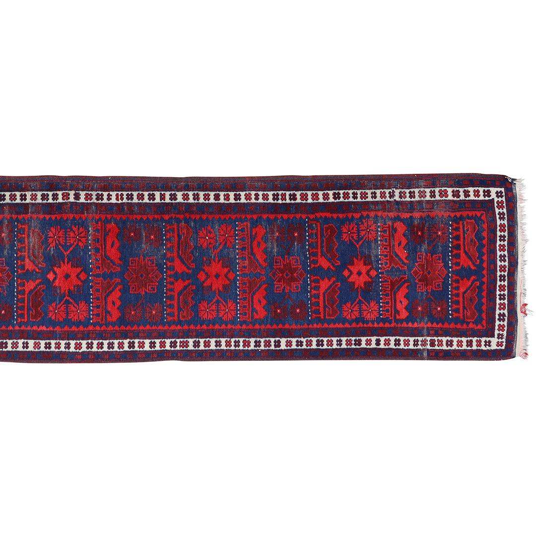 Hand Made Wool Persian Rug Runner 9.4 feet x 1.8 feet (1 of 20)