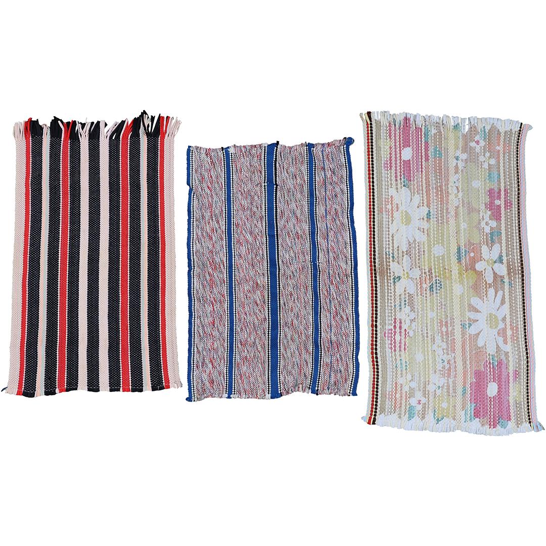 [3] Assorted Country Rag Scatter Rugs - Clean. Various Sizes (1 of 20)