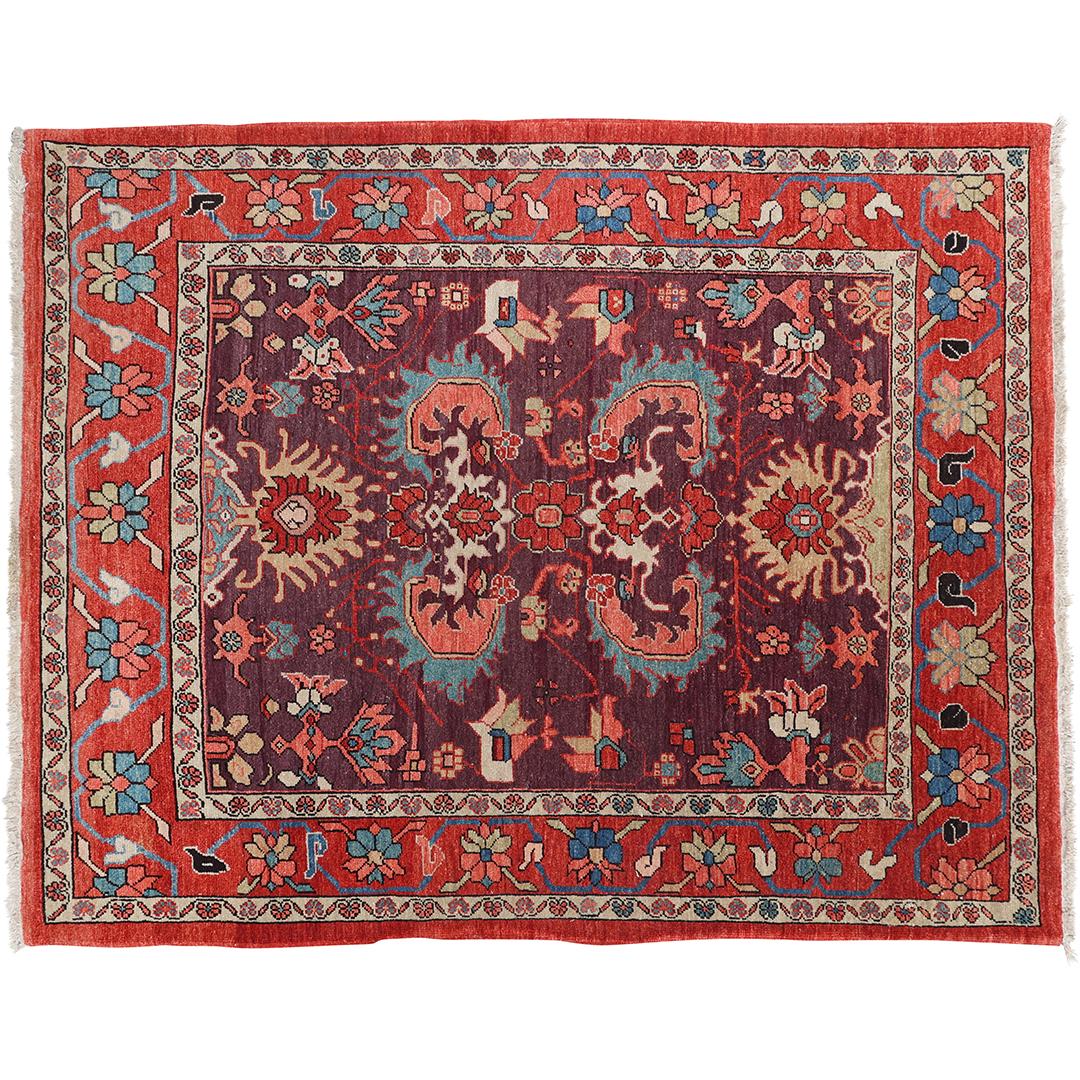 Hand Made Persian SERAPI Wool Area Size Oriental Carpet 6 ft. 3 in. x 5 ft. 3 in. (1 of 20)
