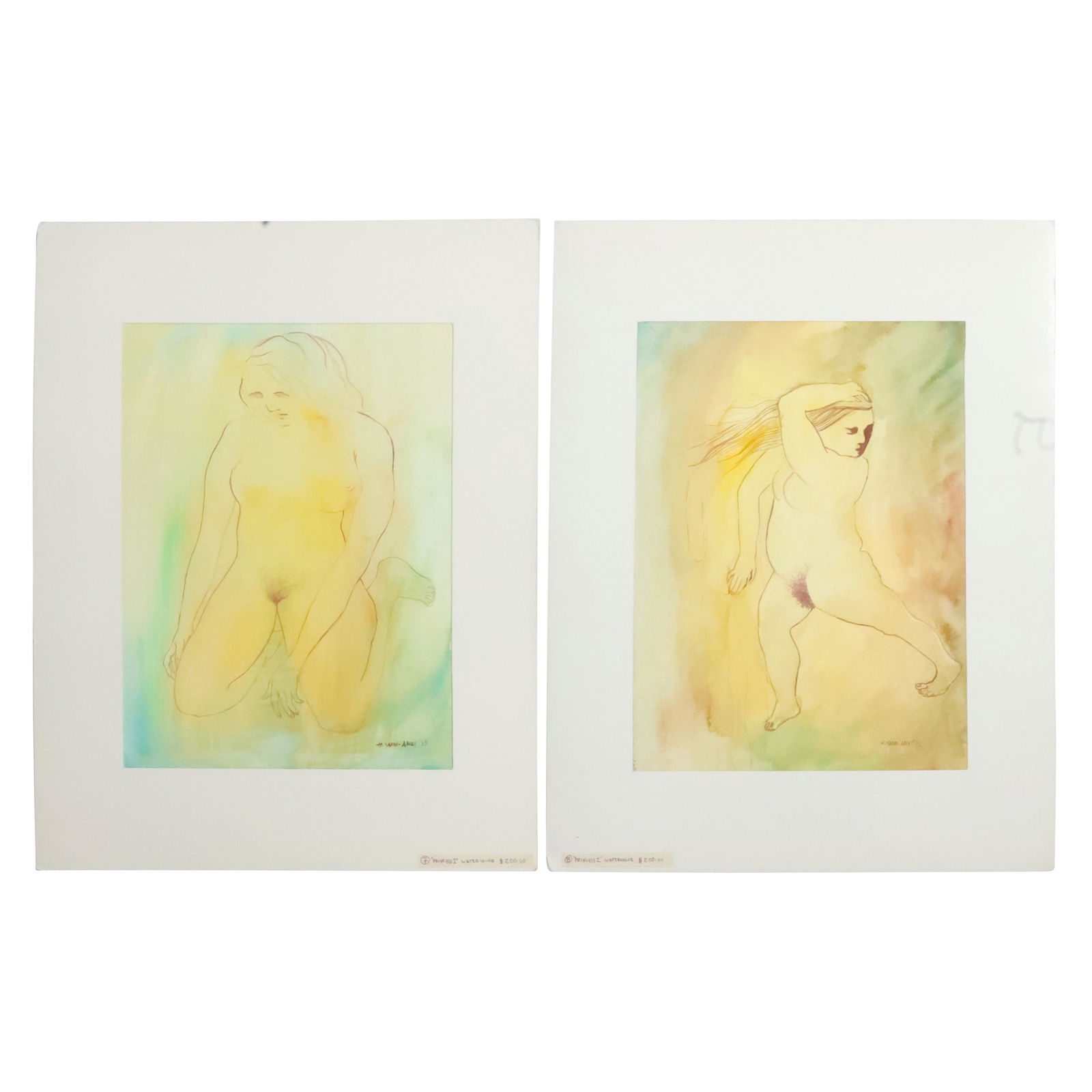 [2] H. Marin-Adias, Watercolor Paintings, Nudes (1 of 19)