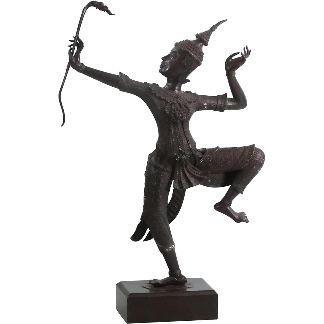 Large Bronze Indonesian Figure of an Archer 30 inches height: Large Bronze Indonesian Figure of an Archer 30 inches height. size: 30 x 19 x 5.75 THIS AUCTION HAS SPECIAL PICK UP DATES SPECIAL PICK UP DATES AND TIME-LINE, W/ EXTENDED PICK UPS. 5/22 Mon: Auction D