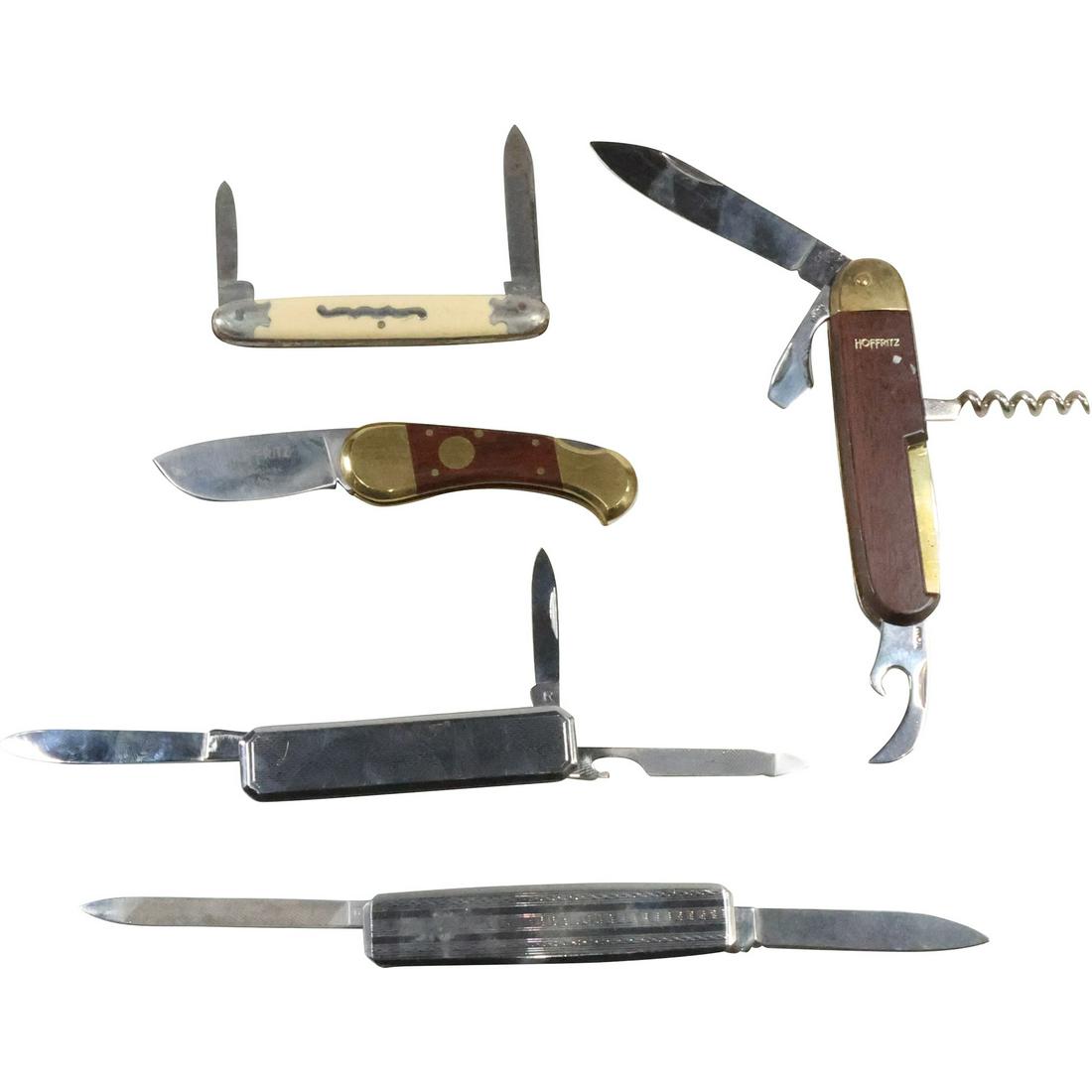 [5] Assorted Pocket Knives: Breizack Soligen Germany Rustfrei, Hoffritz, Ristfrei, German 2-Blade, (1 of 16)