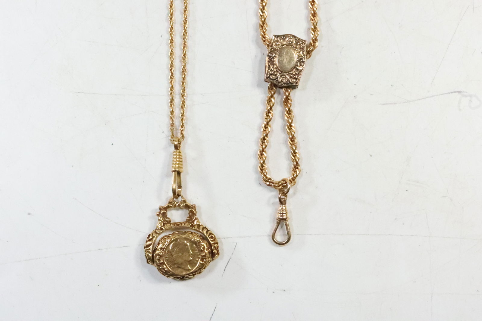 [2] Slider Watch Fobs Costume Chain 26 in. and 30 in. chain lengths (1 of 11)