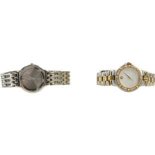 [2] MOVADO 47A4082N Ladies & MOVADO 1881 85-A1-827 2S Diamond Quartz: [2] MOVADO 47A4082N Ladies & MOVADO 1881 85-A1-827 2S Diamond Quartz