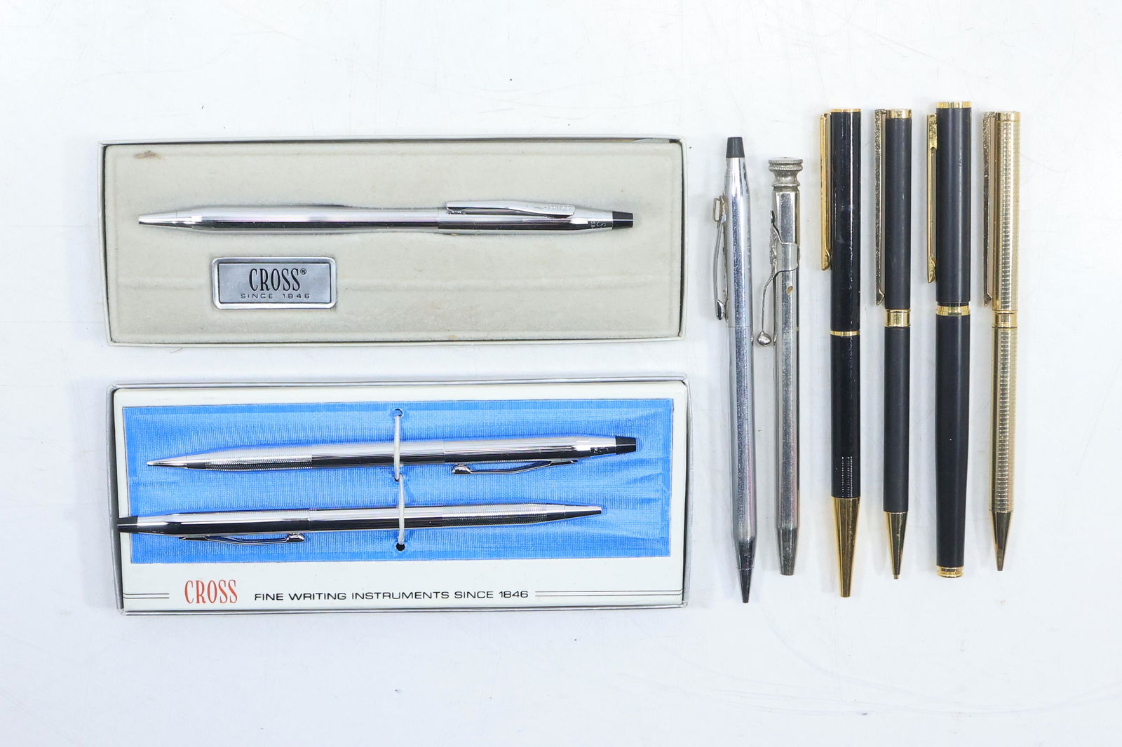 Assorted Grouping of Pens:  CROSS in Boxes, Slim Ball Point Pens (1 of 20)