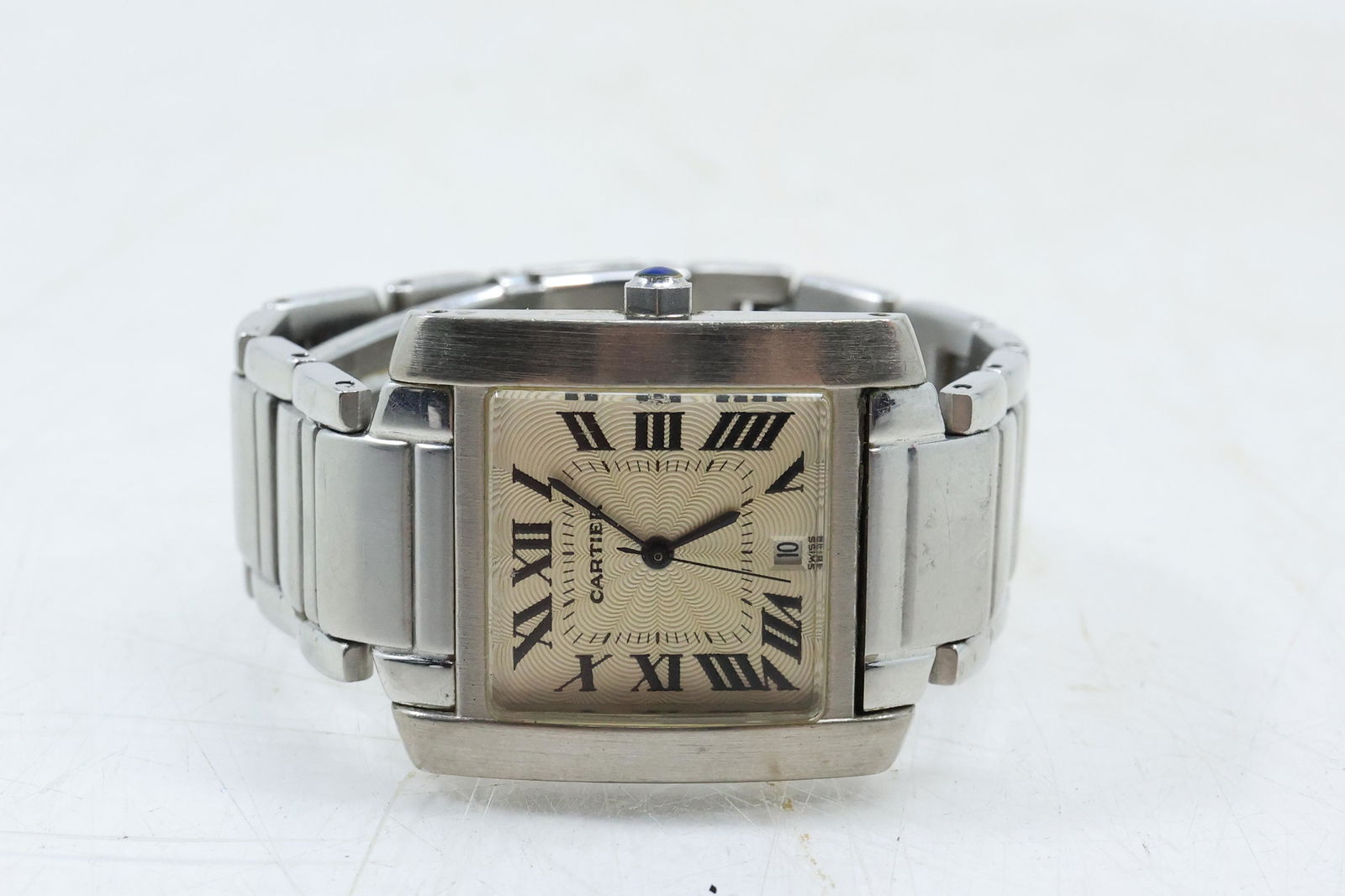 Cartier Paris Swiss Plaque Or G20m Wristwatch