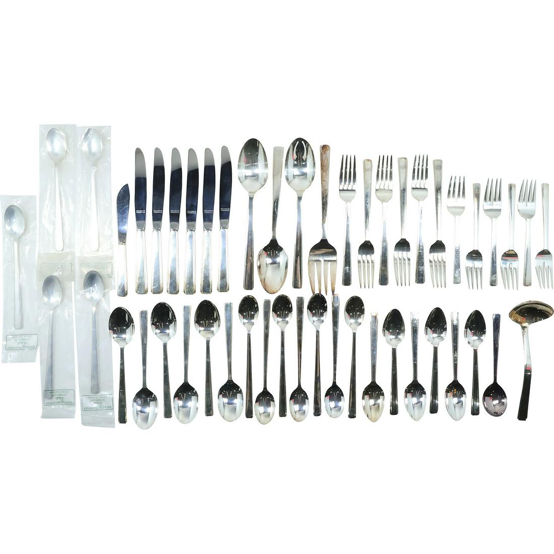 Reed and Barton "Elite" Silver Plate Flatware in Wooden Box - See Pictures for Item Count (1 of 18)