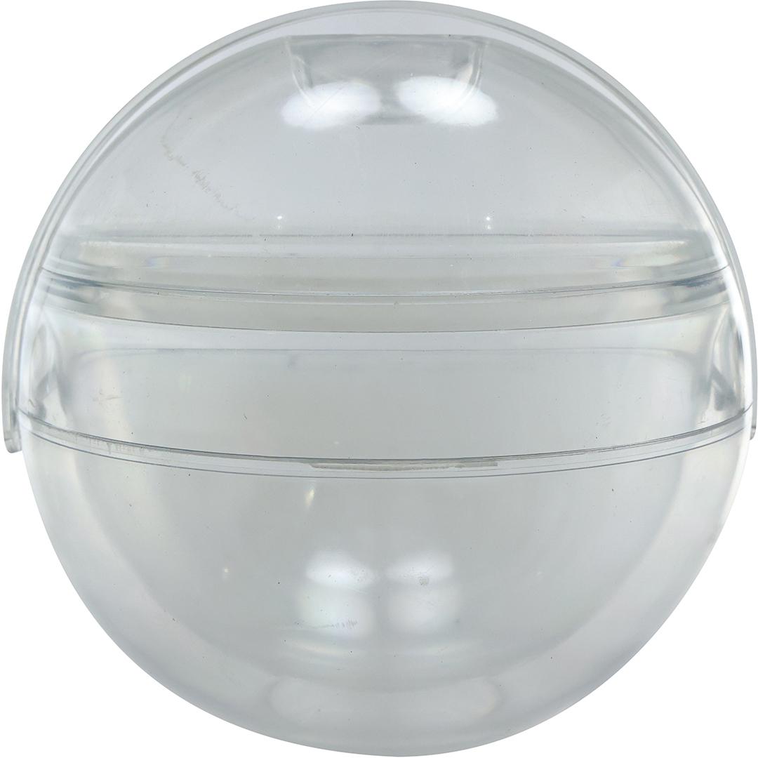 Clear Lucite Sphere Ice Bucket, Mid-Century Modern Retro 7.75 inches diameter: Clear Lucite Sphere Ice Bucket, Mid-Century Modern Retro 7.75 inches diameter. size:7.75x7.75
