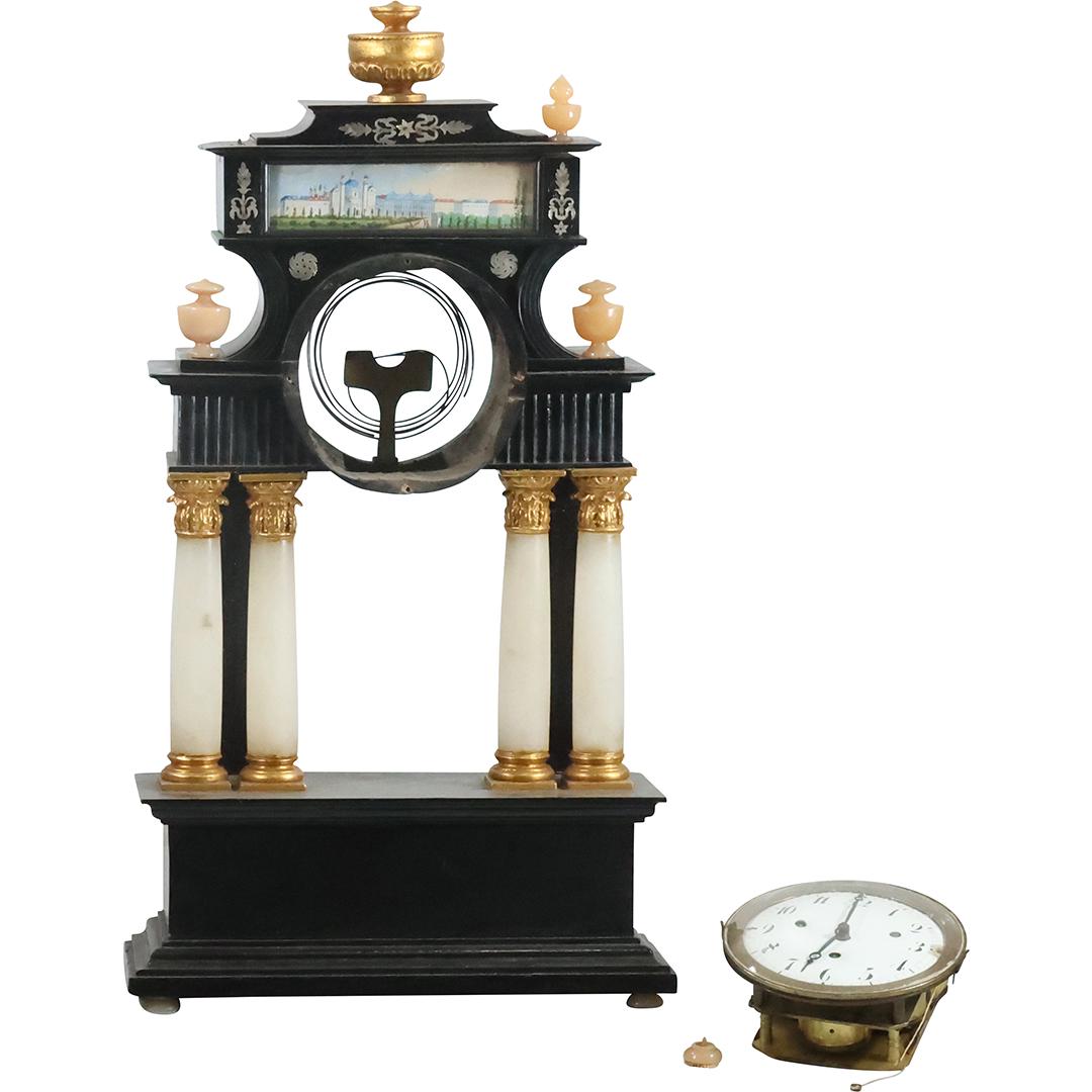 Quality Large Size Early 19th C. French Empire Mantle Clock for Restoration 31.5 inches height (1 of 20)