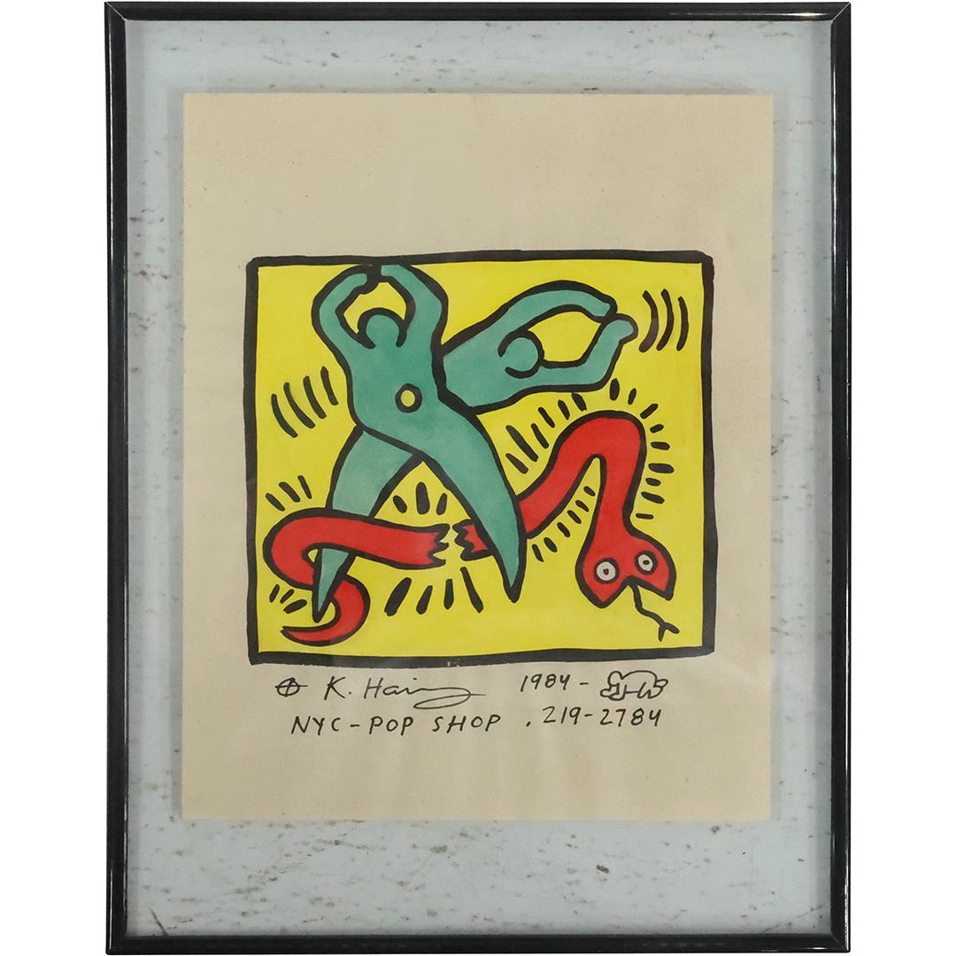 Keith Haring(after); 20thC. Felt -Tip Drawing (1 of 12)