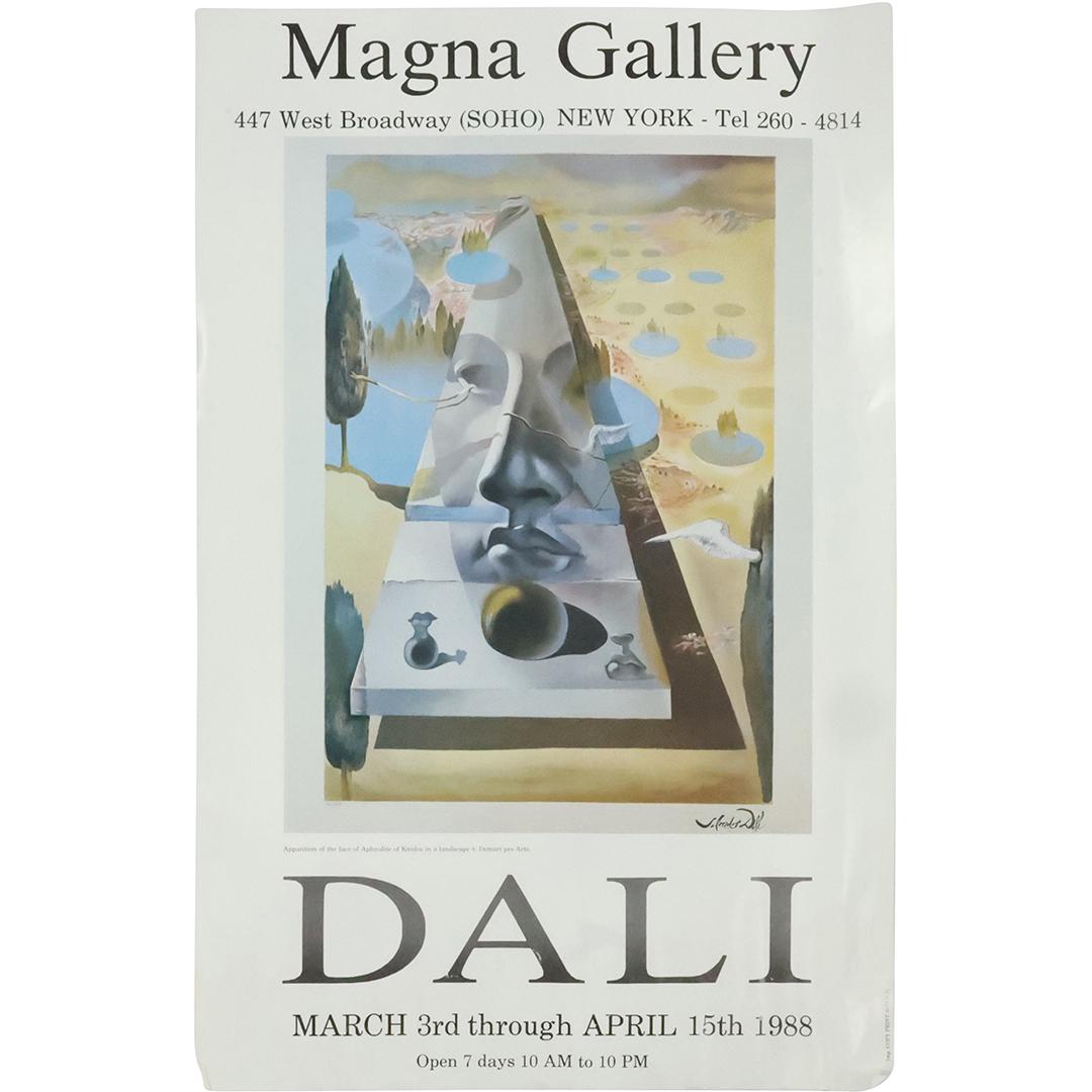 Salvador Dali Exhibition Poster Magna Gallery 1988, unframed (1 of 16)