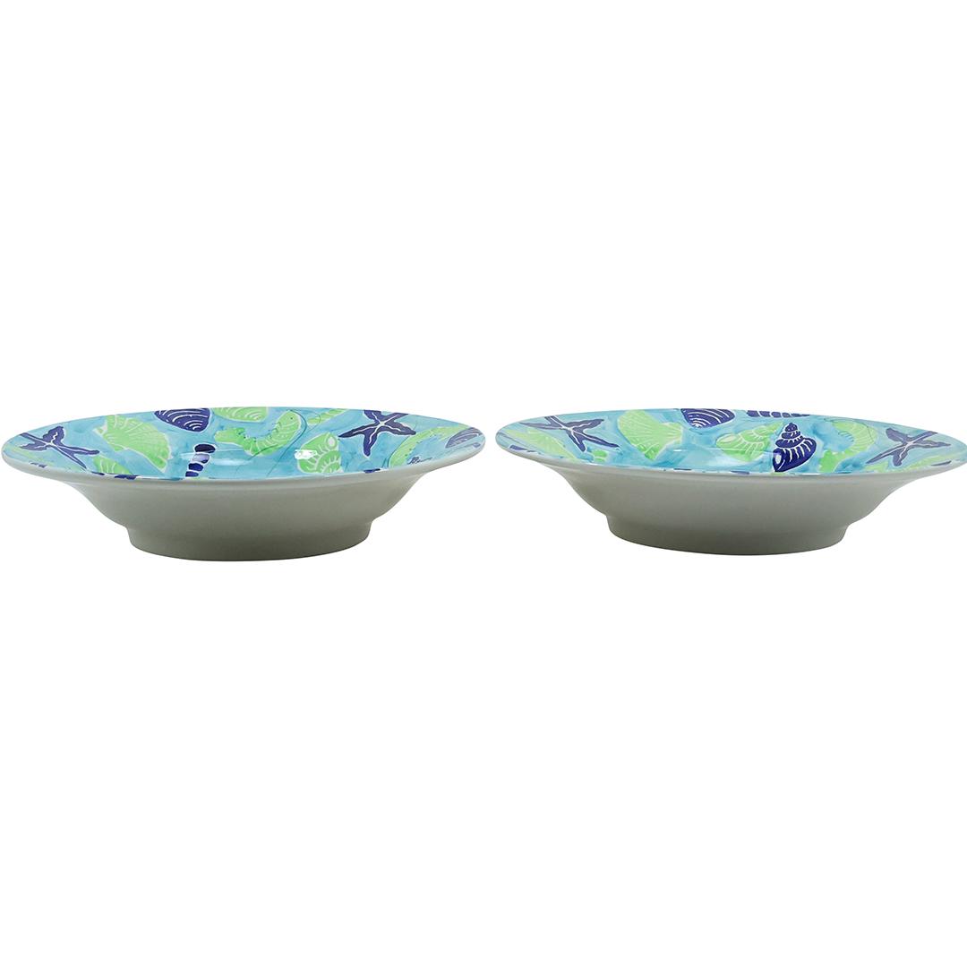 [2] Italian Ceramic Large Center Bowls Aquatic Sea Life 15 inches diameter (1 of 19)
