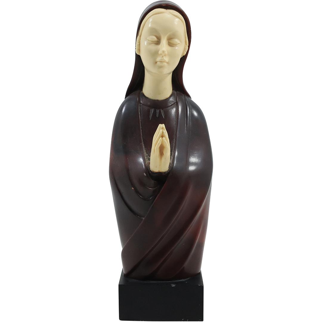 Vintage Gino Ruggeri Statue Sculpture of a Praying Woman 10 inches height (1 of 17)