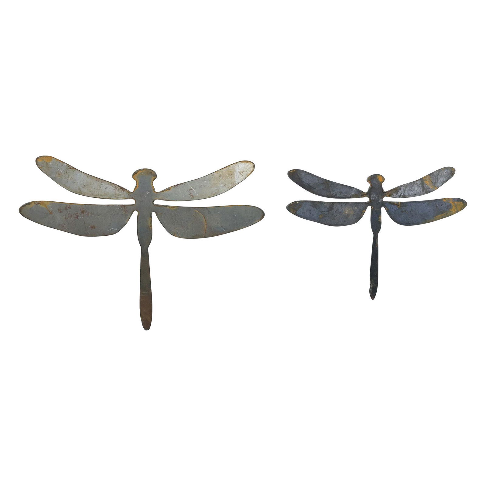 [2] Steel Metal Cut-Out "Dragonflies" Sculptures, Artist Unknown (1 of 13)