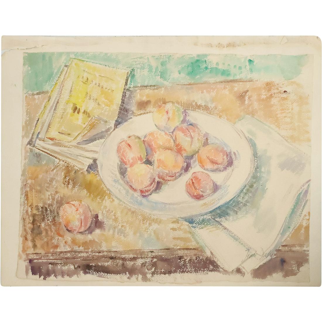 Jean Dufy; 20thC. French Watercolor Still Life Signed (1 of 14)