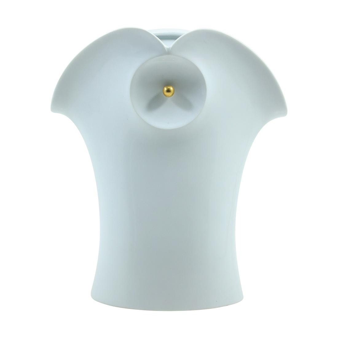 Capeans Spain Modern Design Fine White Porcelain Vase 11.5 inches height (1 of 15)