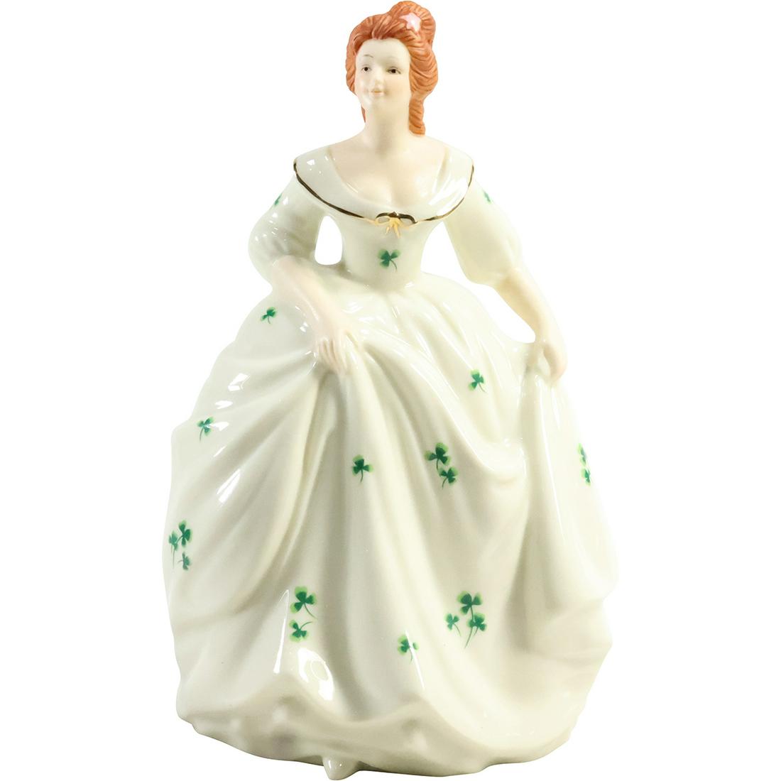 Porcelain Lucky Lady Figure Music Box  8 inches height x 5 inches wide (1 of 13)