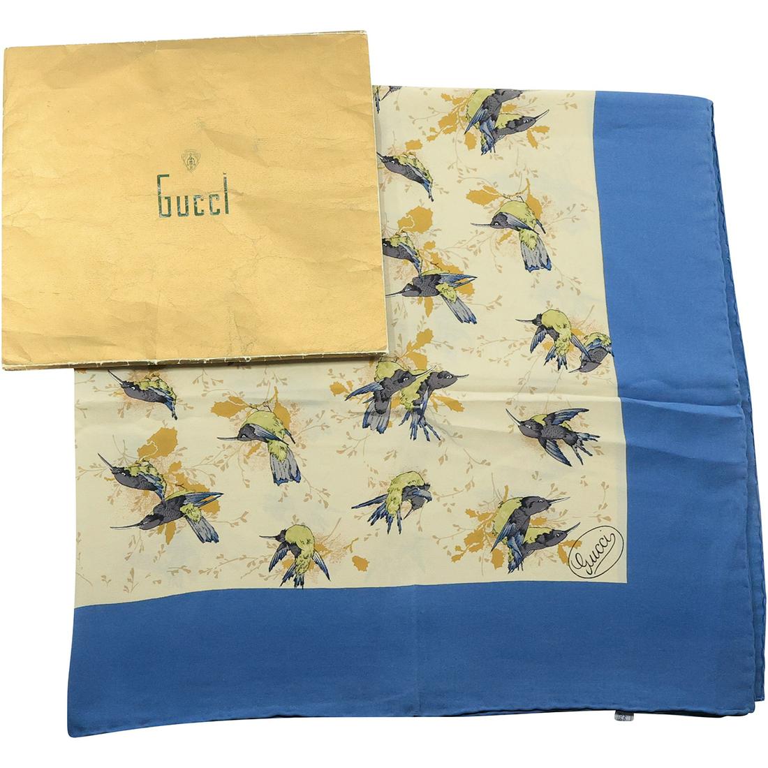GUCCI Scarf in Original Paper 35 inches x 36 inches: GUCCI Scarf in Original Paper 35 inches x 36 inches