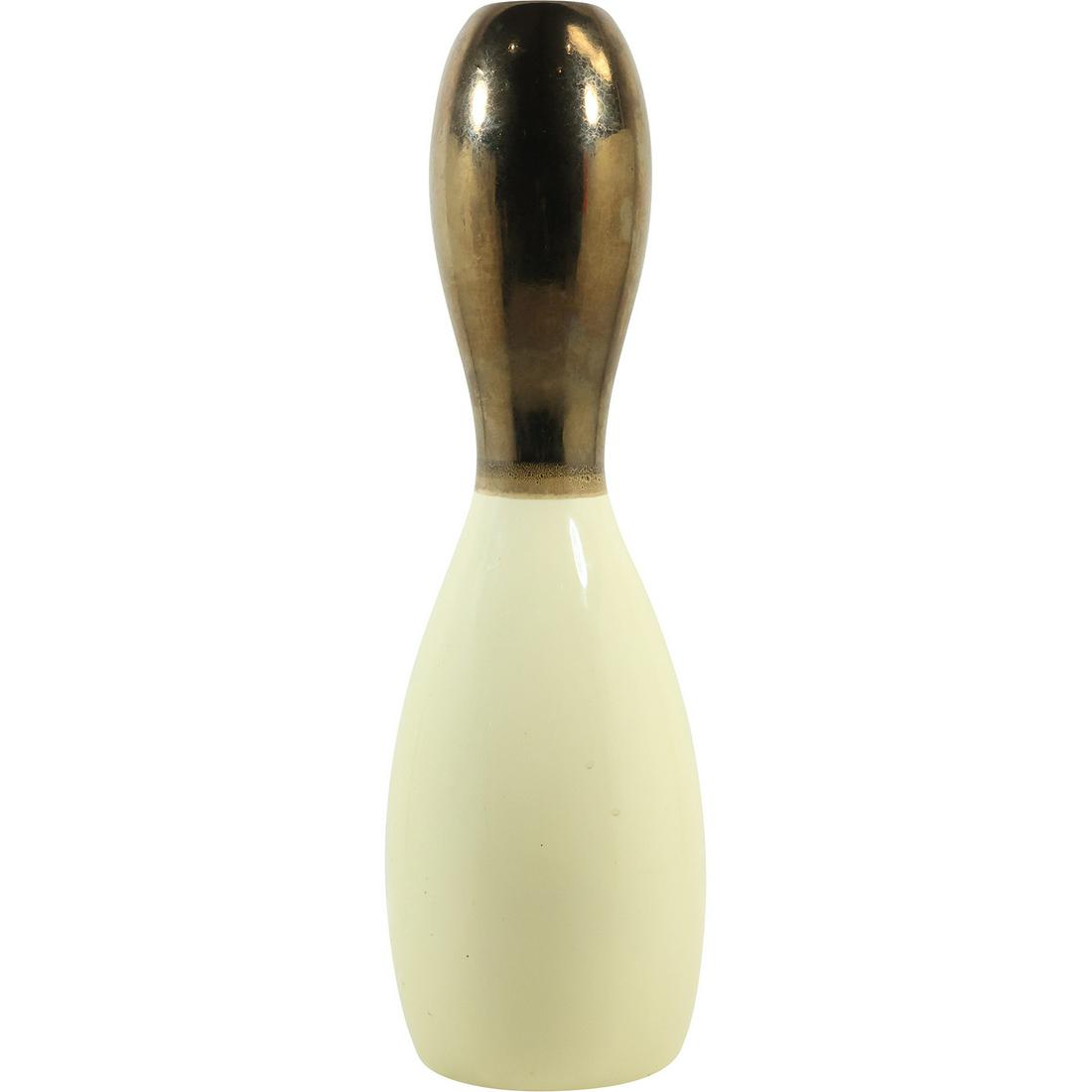 Deartis Portugal Unique Ceramic Bowling Pin Vase 18 inches height (1 of 11)