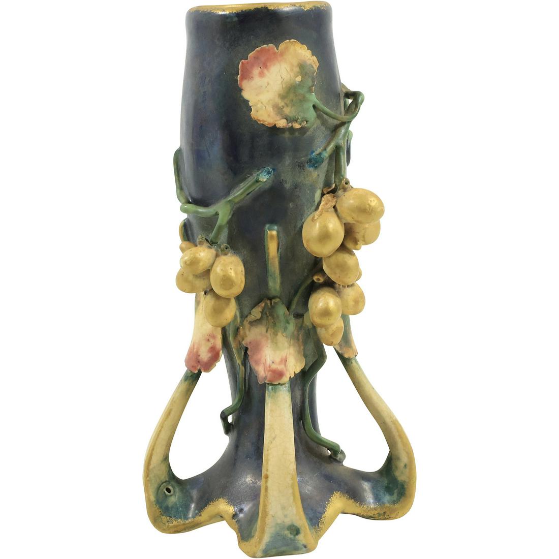 Amphora Austrian Art Pottery Vase Paul Dachsel 8.75 inches height (1 of 13)