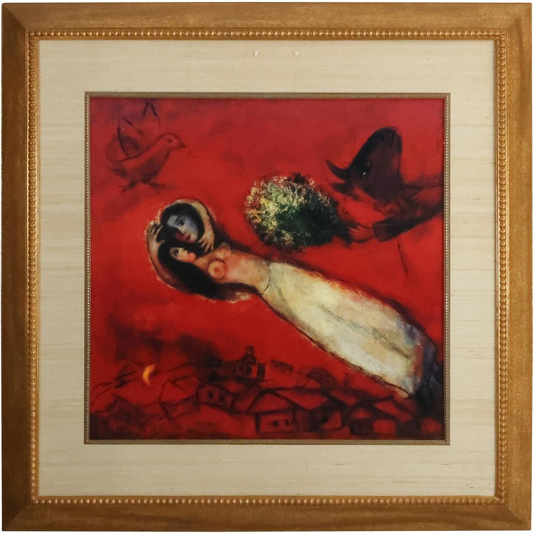 Marc Chagall Framed Lithograph 