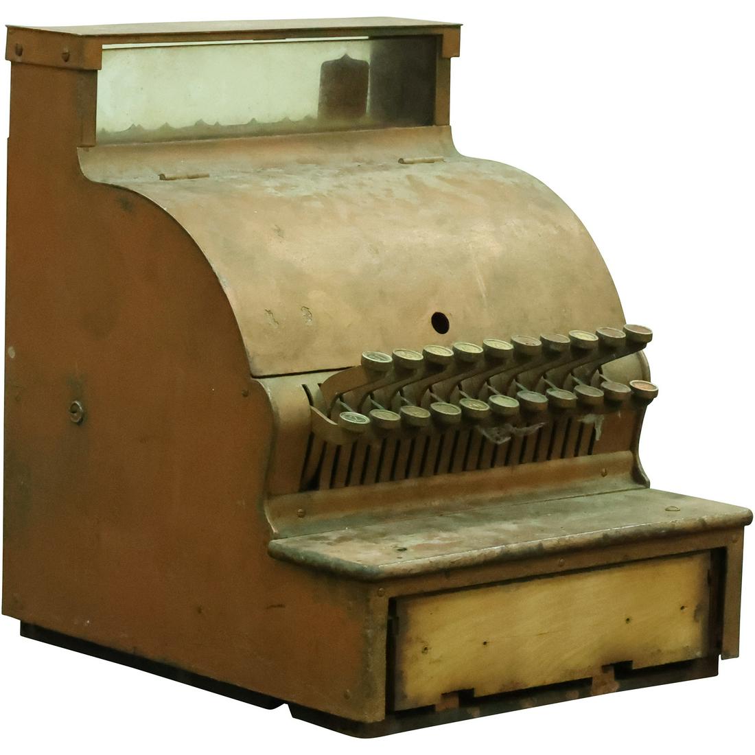 Circa 1930s Vintage Metal Country Store Cash Register #722 (1 of 20)