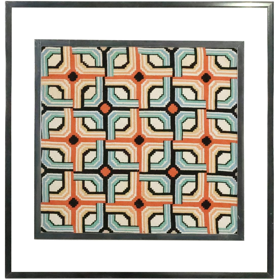 Yaacov Agam(after); 20thC. Modernist Kinetic Tapestry (1 of 19)