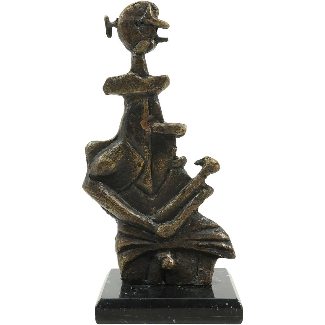 RUFINO TAMAYO 1899-1991 NY/Mexico BRONZE SCULPTURE ABSTRACT FIGURE Artist Proof (1 of 20)