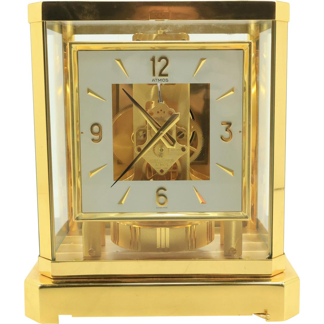 Le Coultre Atmos 15 Jewels Swiss Shelf Clock Brass Case 9.25 in, x 8.25 in. (1 of 20)