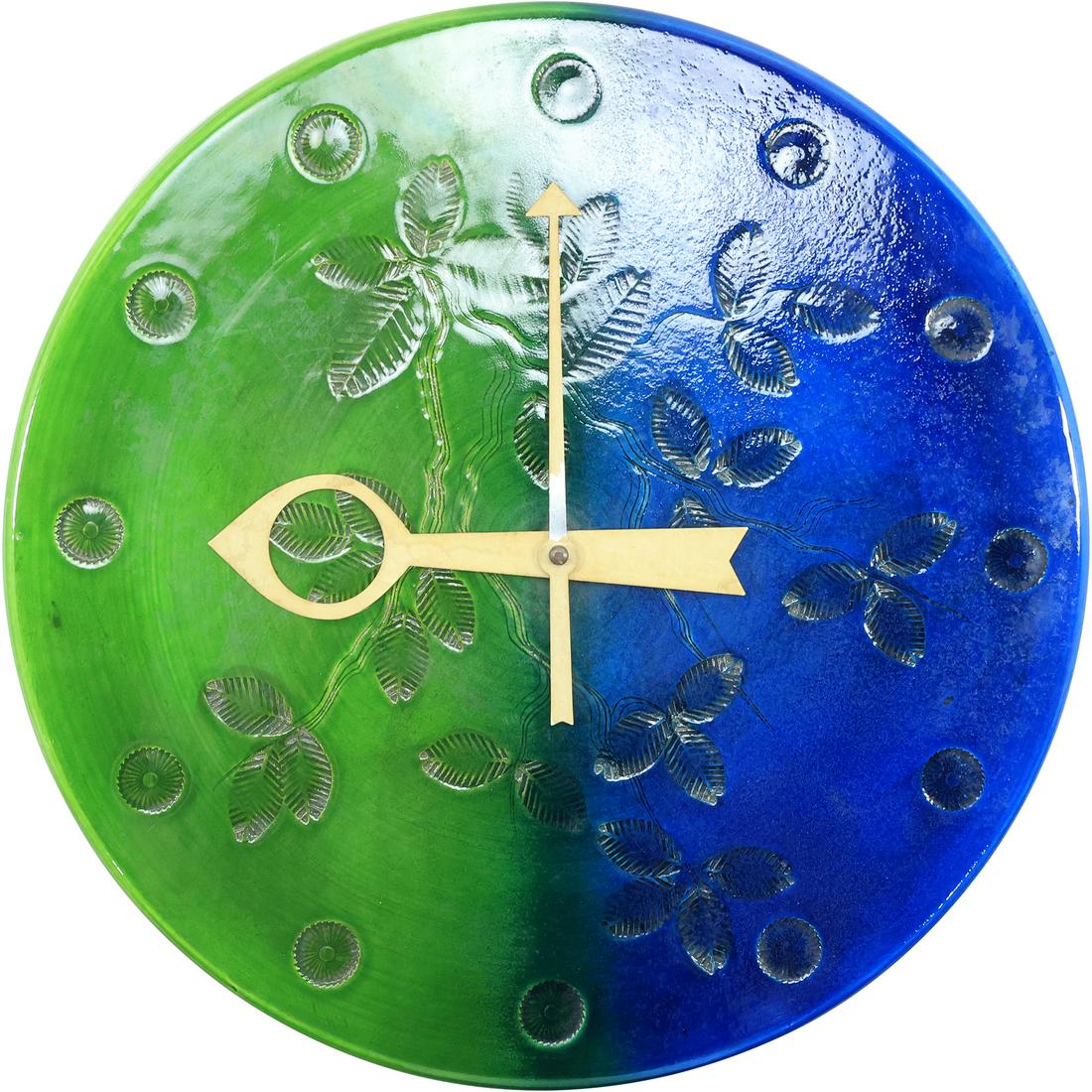 GEORGE NELSON Wall Clock Italian Ceramic by Bitossi, Mid-Century Modern, 14.25 in. diameter (1 of 20)