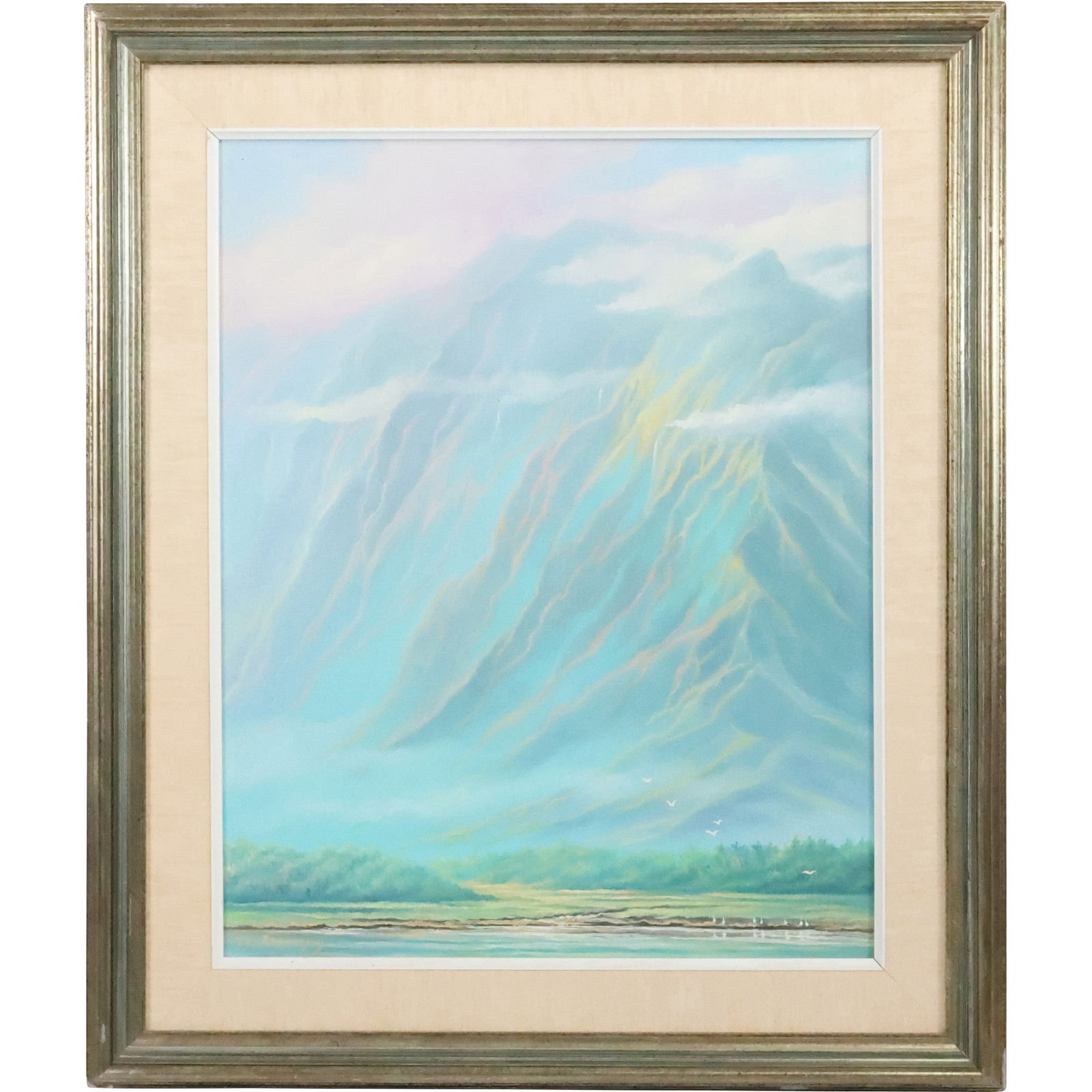 Earl Shimokawa, Hawaiian Artist, Koolau Range North Oahu, Pastel Colors ...