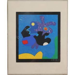 OTMAR ALT 1970 Signed AMOEBA ABSTRACT IN COLORS Lithograph, Framed: OTMAR ALT 1970 Signed AMOEBA ABSTRACT IN COLORS Lithograph, . Framed size: 10.25 in. x 8.25 in.. ASKart: Otmar Alt (Born 1940) is active/lives in Germany. Otmar Alt is known for Painting on canvas and