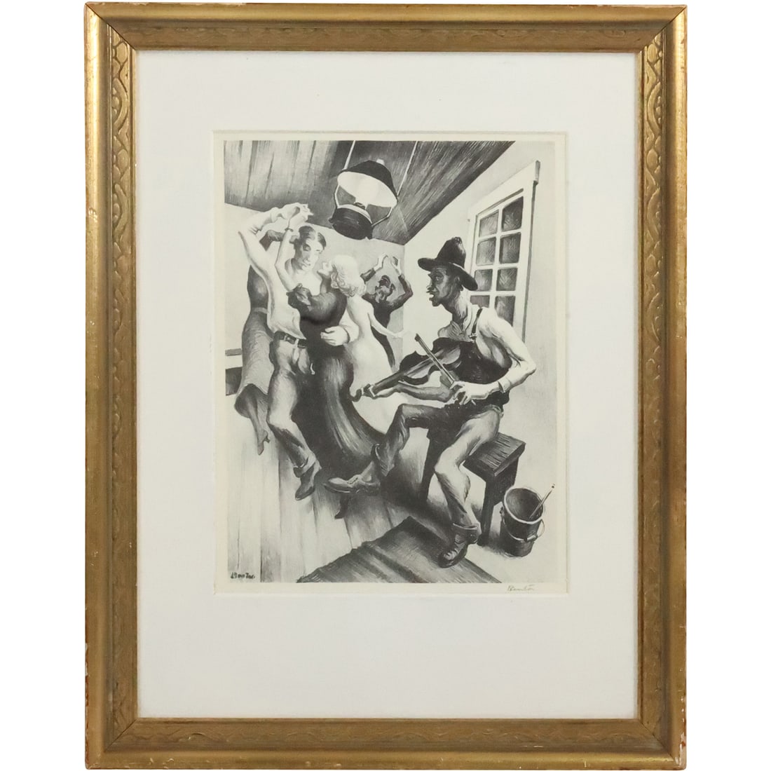 Thomas Hart Benton, PRINT, Framed (1 of 20)