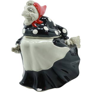 Fitz & Floyd "Halloween Witch" Cookie Jar 1979: Fitz & Floyd "Halloween Witch" Cookie Jar 1979 size: 10.5x10