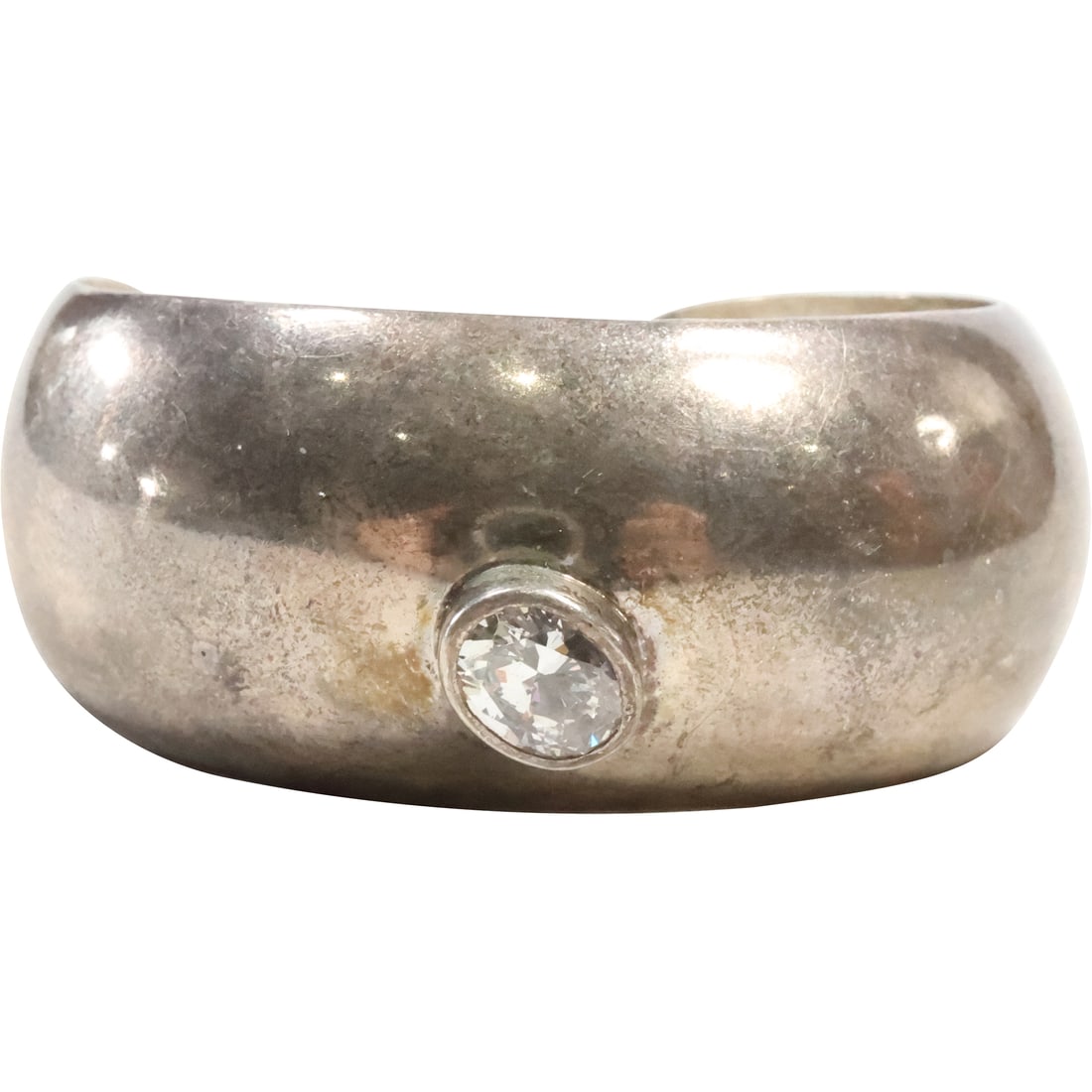 KBN [Kabano] Sterling Silver Wide Cuff Bracelet weighs 24.3 grams tw, 2 1/2 in. x 2 1/4 in. x 1 1/8 (1 of 16)