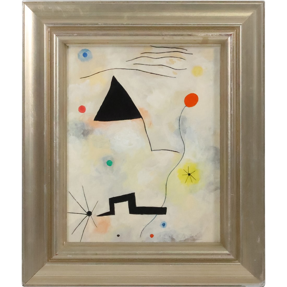 After Joan Miro, Abstract, Framed (1 of 15)