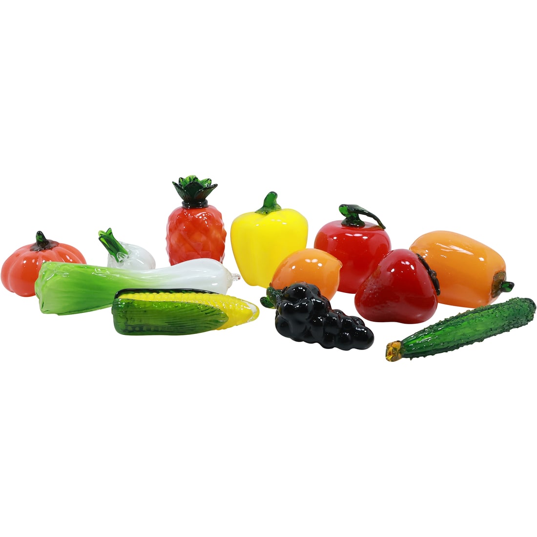 [12] Assorted Art Glass Fruits and Citrus Table Top Accessories (1 of 18)