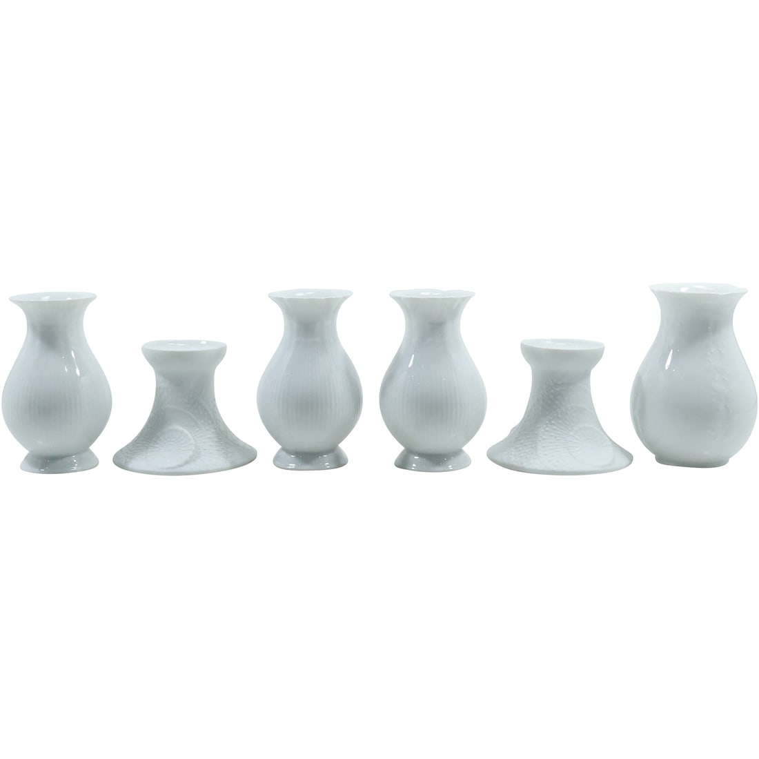 [6] KAISER W Germany White Porcelain Table Top Candle Holders and Small Vases (1 of 14)