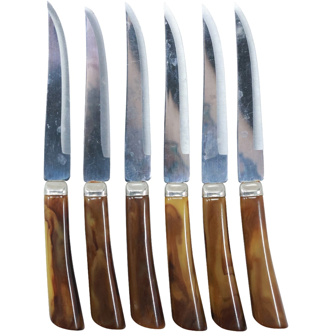 [6] W Richardson Forever Sharp Cutlery Knives with Bakelite Handles (1 of 14)