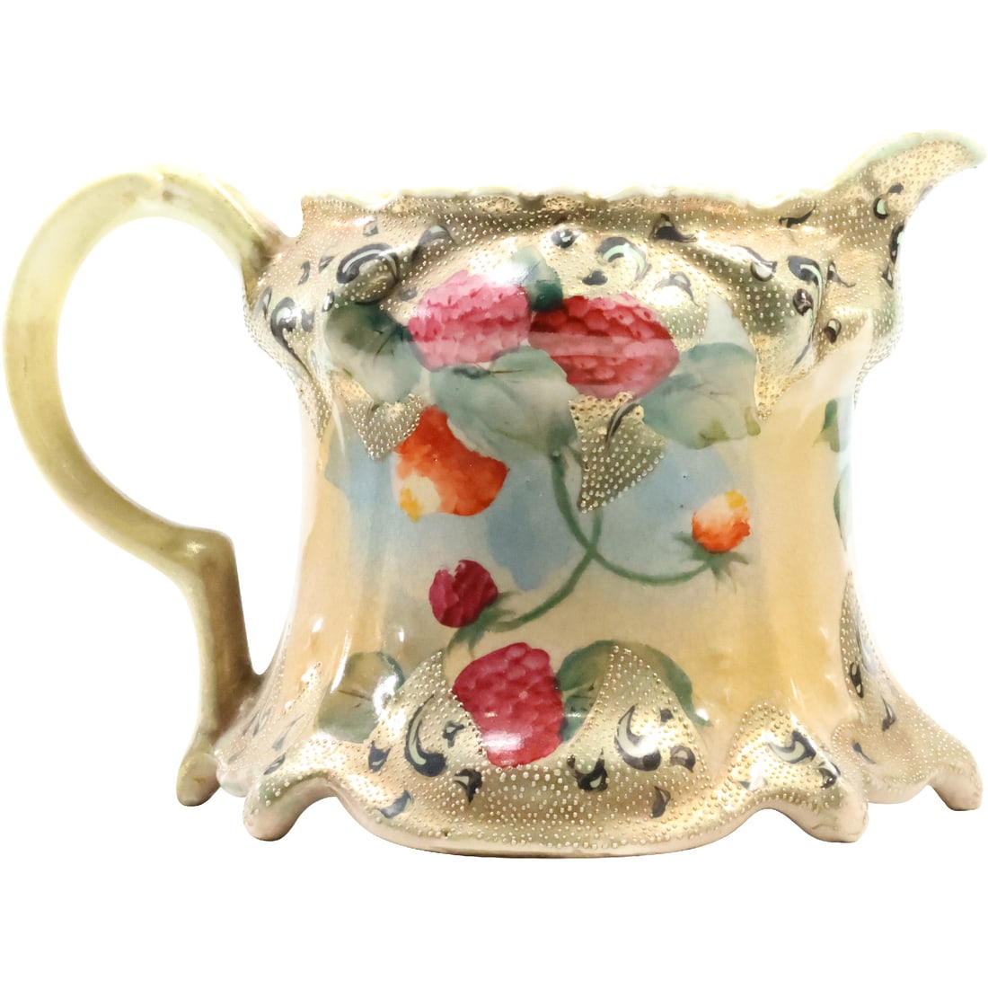 Circa 1920 Hand Painted Miyako Decorated Porcelain Pitcher 6 in. x 9 in. x 7 in. (1 of 20)