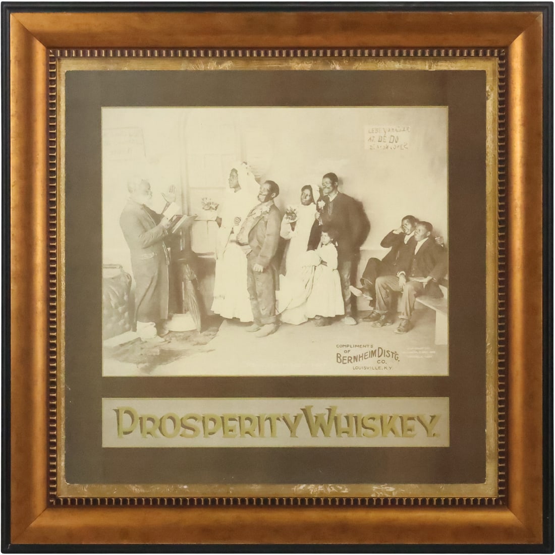 "Prosperity Whiskey" Framed Advertising Print (1 of 20)