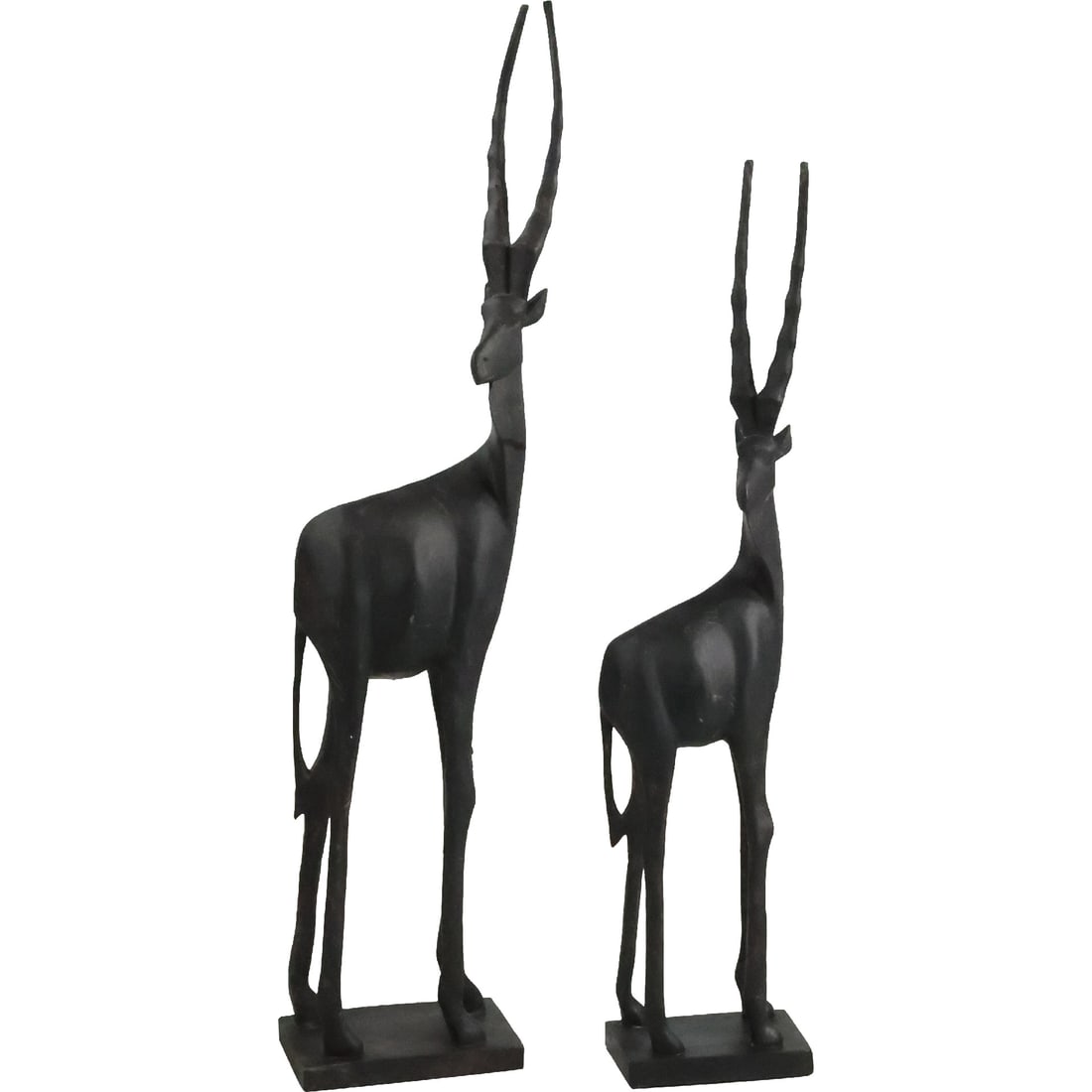 [2] Gazelle Figure Statues 26 inches height & 30.25 inches height in Hard Composition (1 of 20)