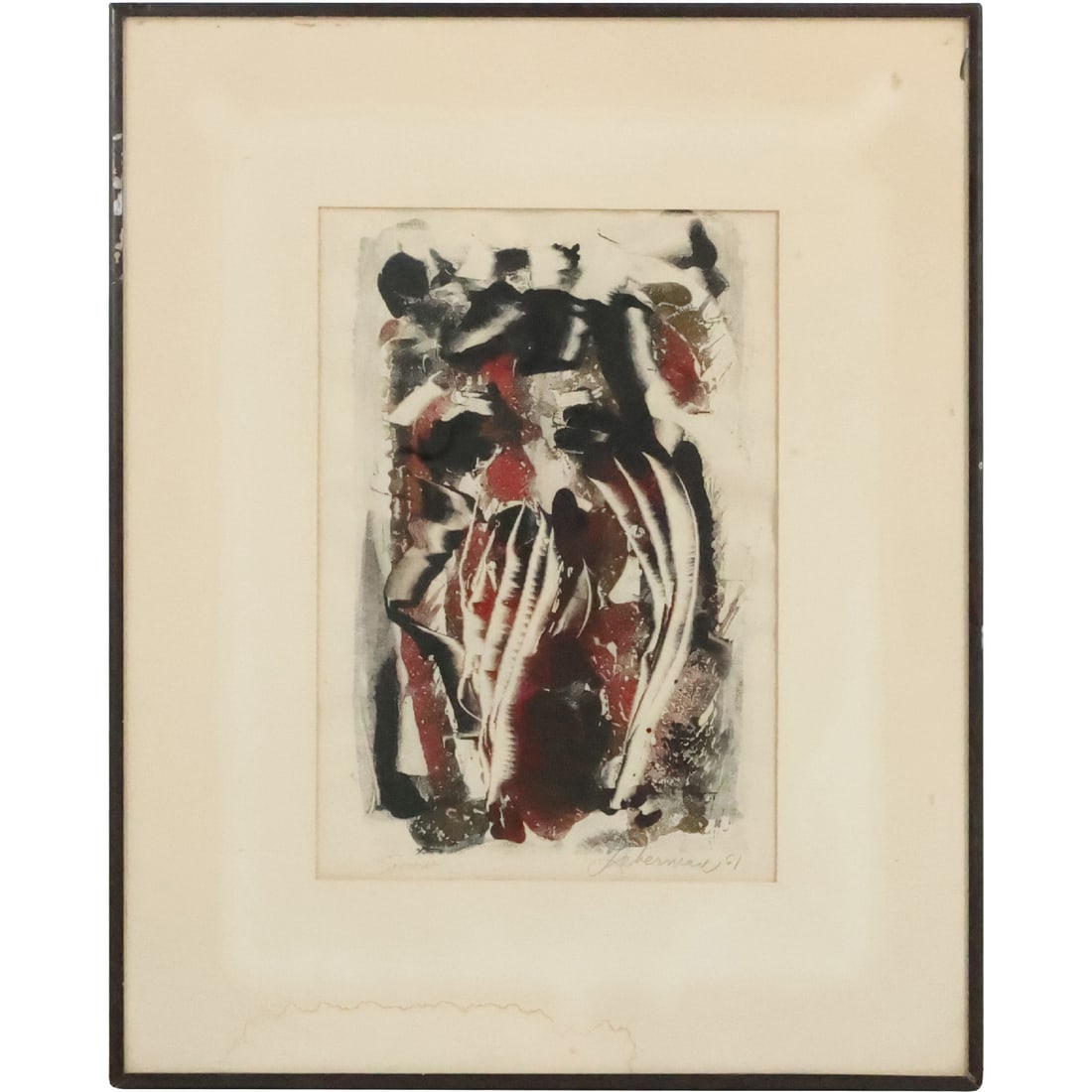 Lieberman; 20thC. Mixed Media on Paper Signed (1 of 20)
