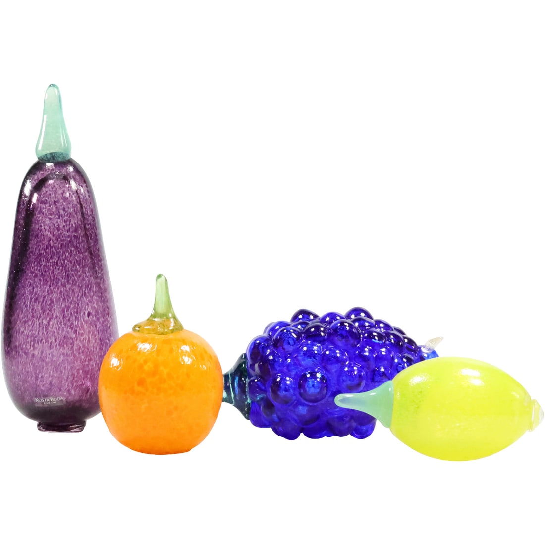 [4] Assorted Kosta Boda Color Glass Fruits & Citrus, Original Label (1 of 20)