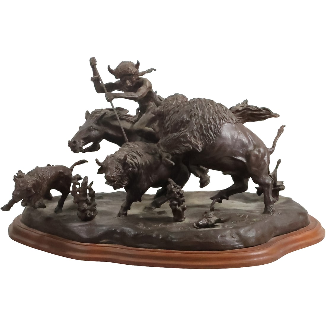 Phil Lawrence; 20thC. American Western Bronze Grouping Signed (1 of 20)