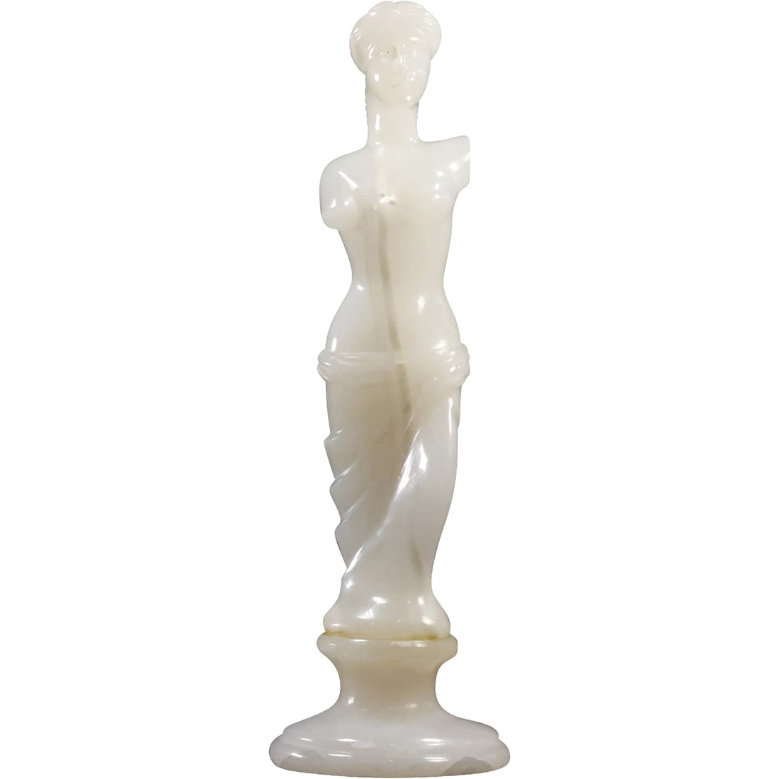 Vintage Tall White Onyx Figure Statue Goddess Venus 15.5 inches height: Vintage Tall White Onyx Figure Statue Goddess Venus 15.5 inches height. size: 15.5 in. x 5 in.