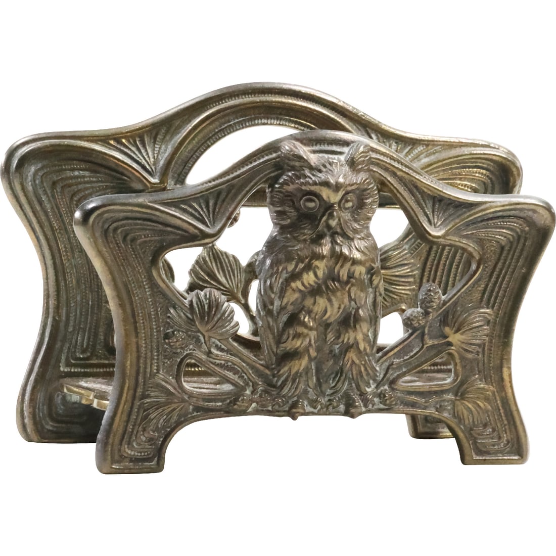 Victorian Cast Brass OWL Desk Top Letter Holder (1 of 16)